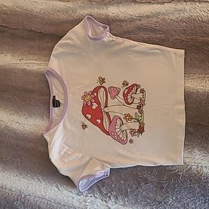 Mushroom t-shirt size xs